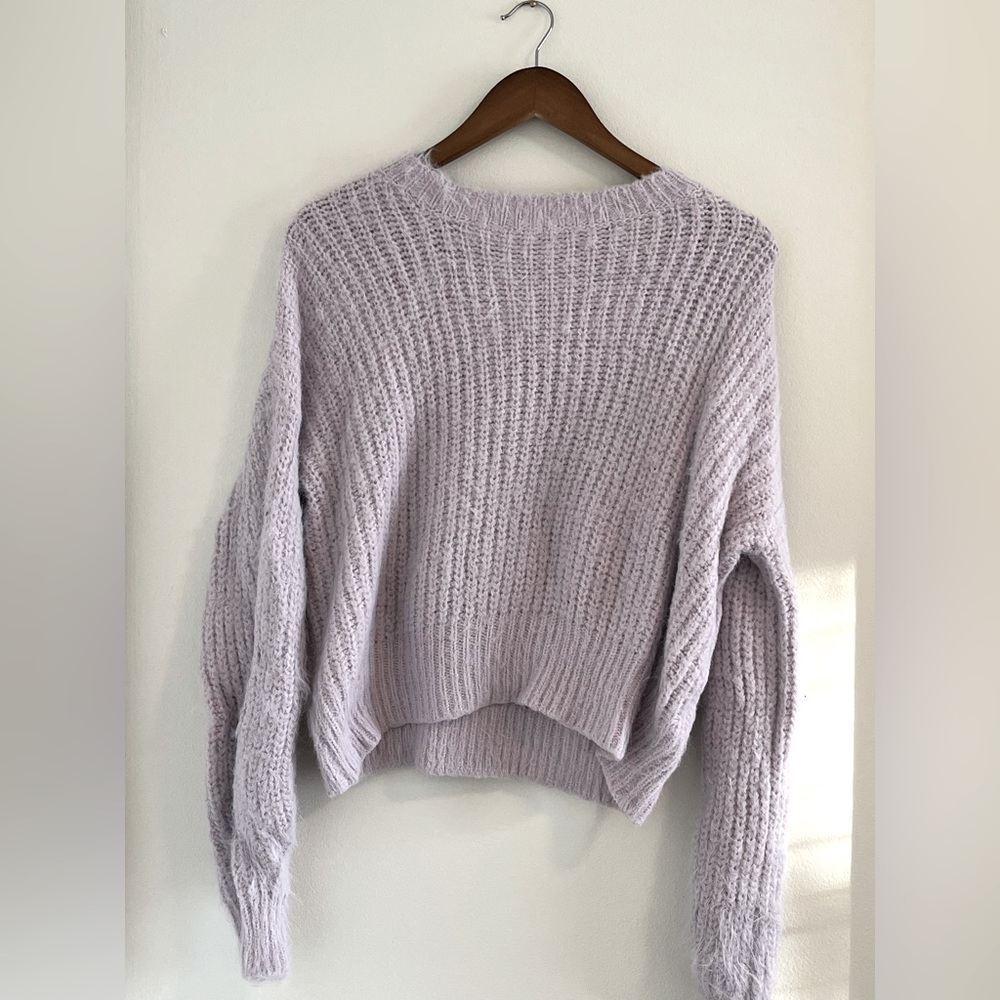 purple fur sweater from GB
